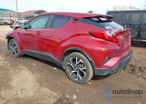 2018 Toyota C-Hr Xle z USA, uszkodzony, nr VIN NMTKHMBX8JR006774